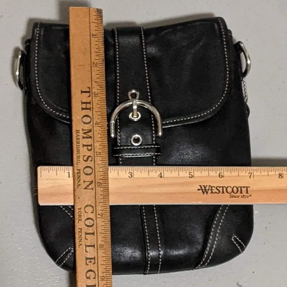 Coach leather crossbody adjustable strap - Picture 4 of 12